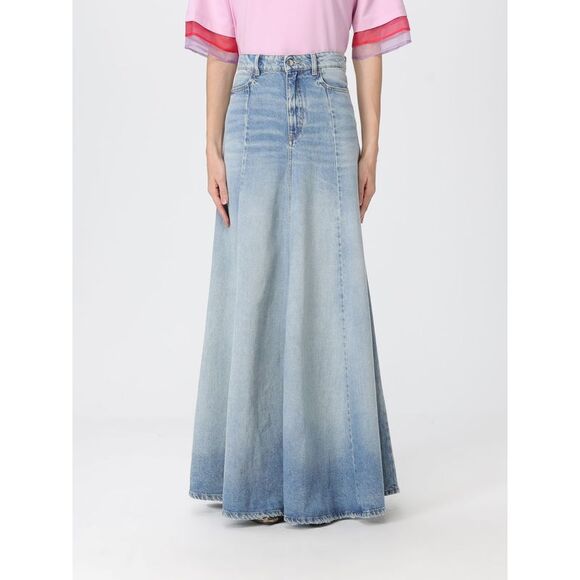 Icon Denim Los Angeles Skirt Woman Blue